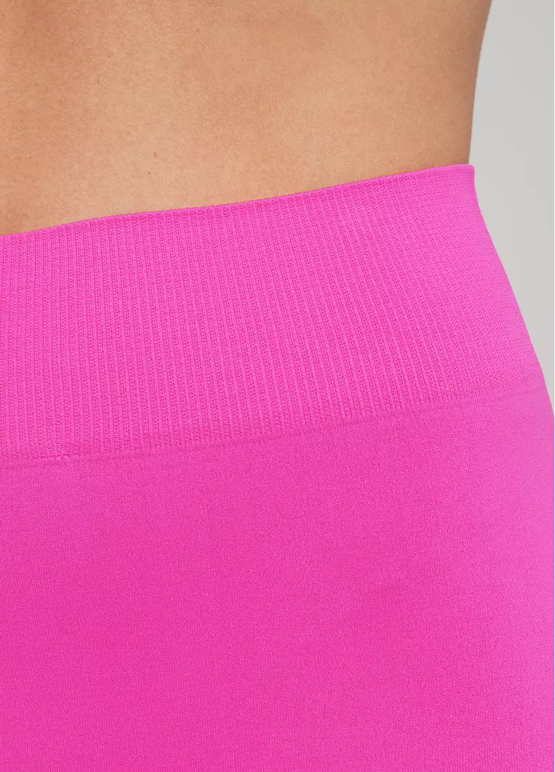 Велосипедки с высокой талией TRACKS 01 (неоновый розовый)