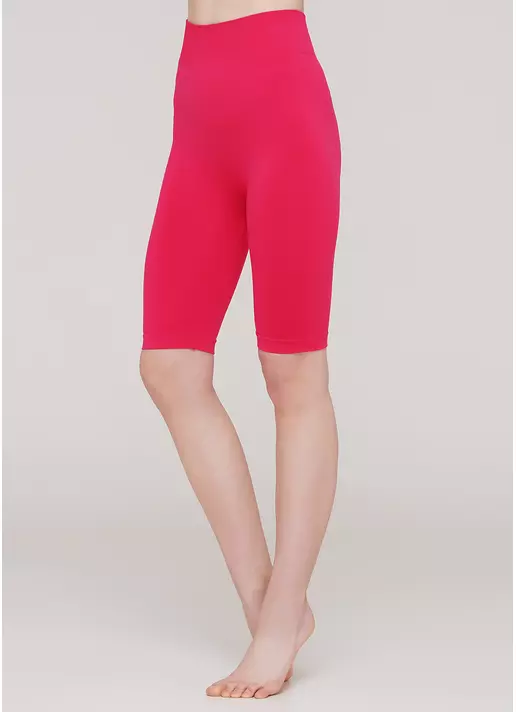 Велосипедки с высокой талией TRACKS 01 (ярко-розовый)