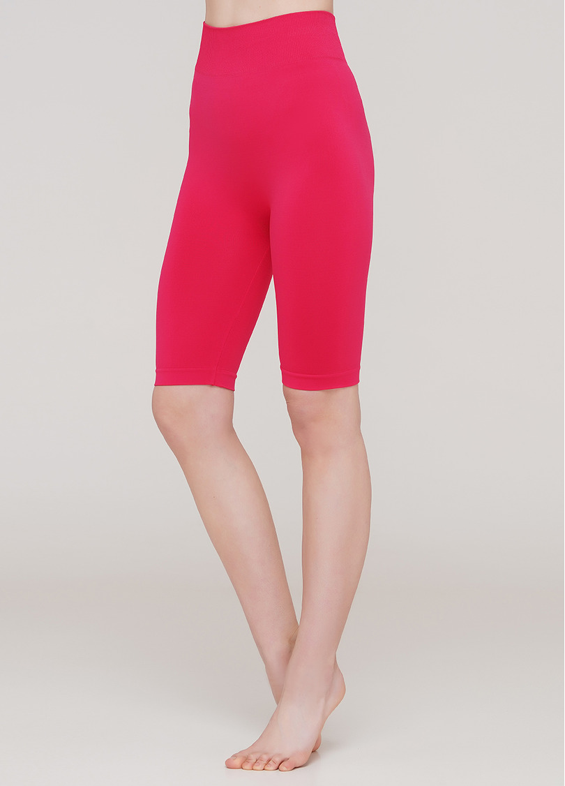 Велосипедки с высокой талией TRACKS 01 (ярко-розовый)