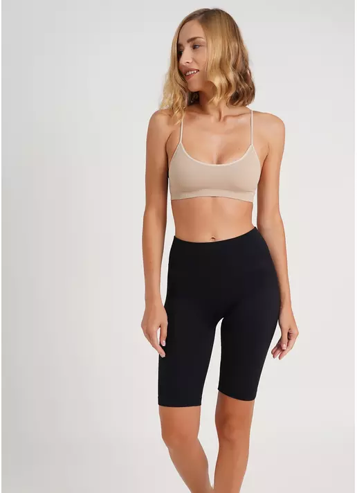 Велосипедки в рубчик TRACKS RIB black (чорний)