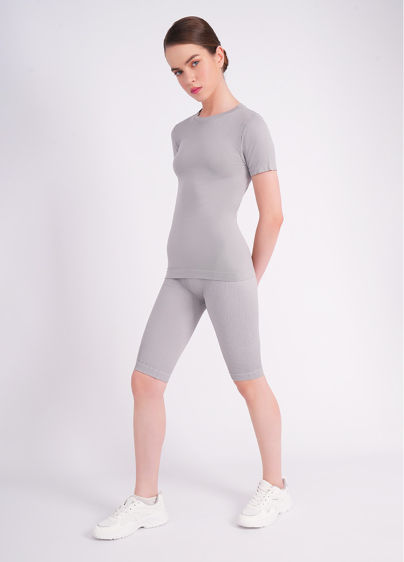 Велосипедки в рубчик TRACKS RIB griffin (серый)