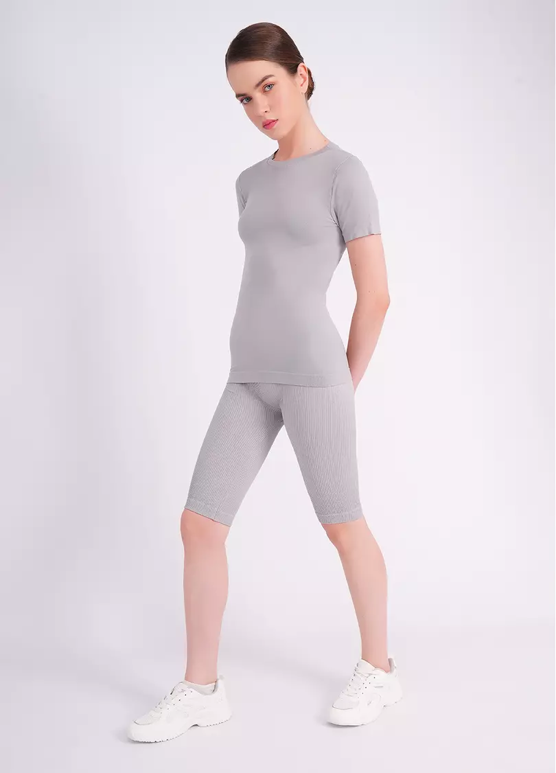 Велосипедки в рубчик TRACKS RIB griffin (серый)