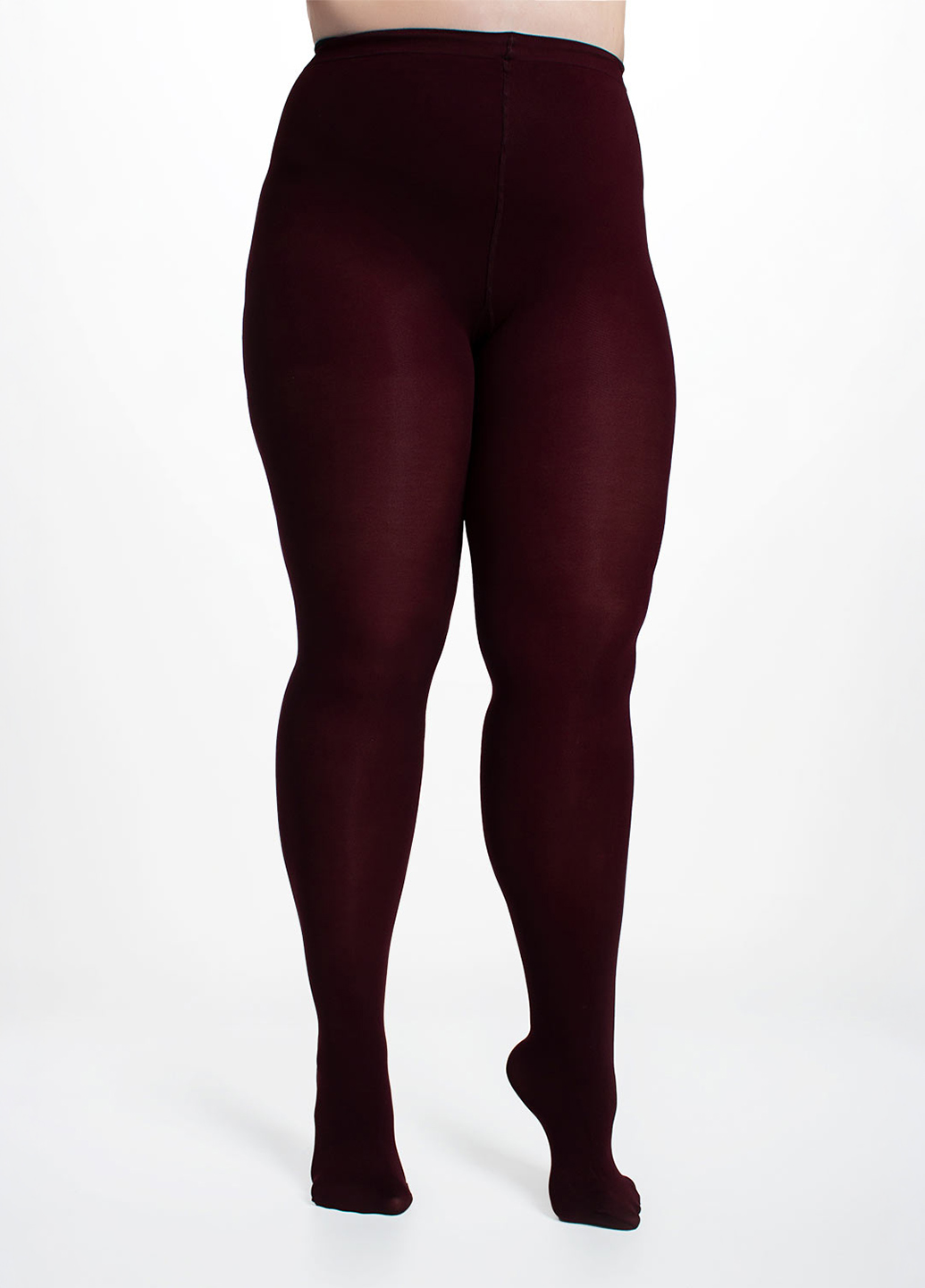Жіночі колготки великих розмірів POSITIVE MICRO 70 marsala (бордовий)